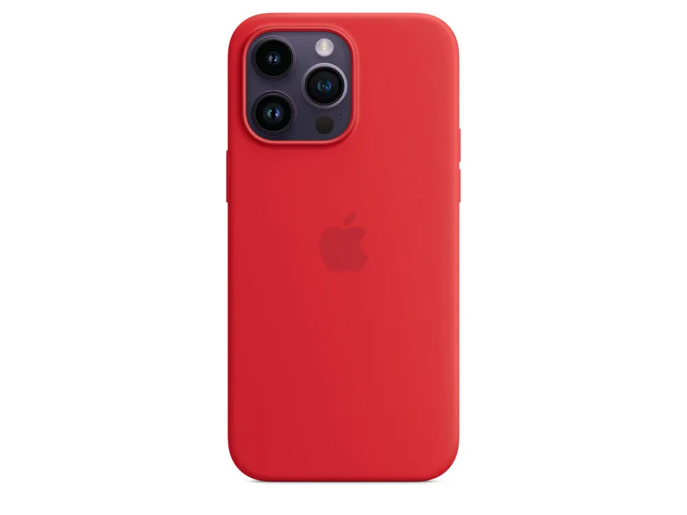 Original iPhone 14 Pro Max Silicone Case with MagSafe - (PRODUCT)RED, Model A2913