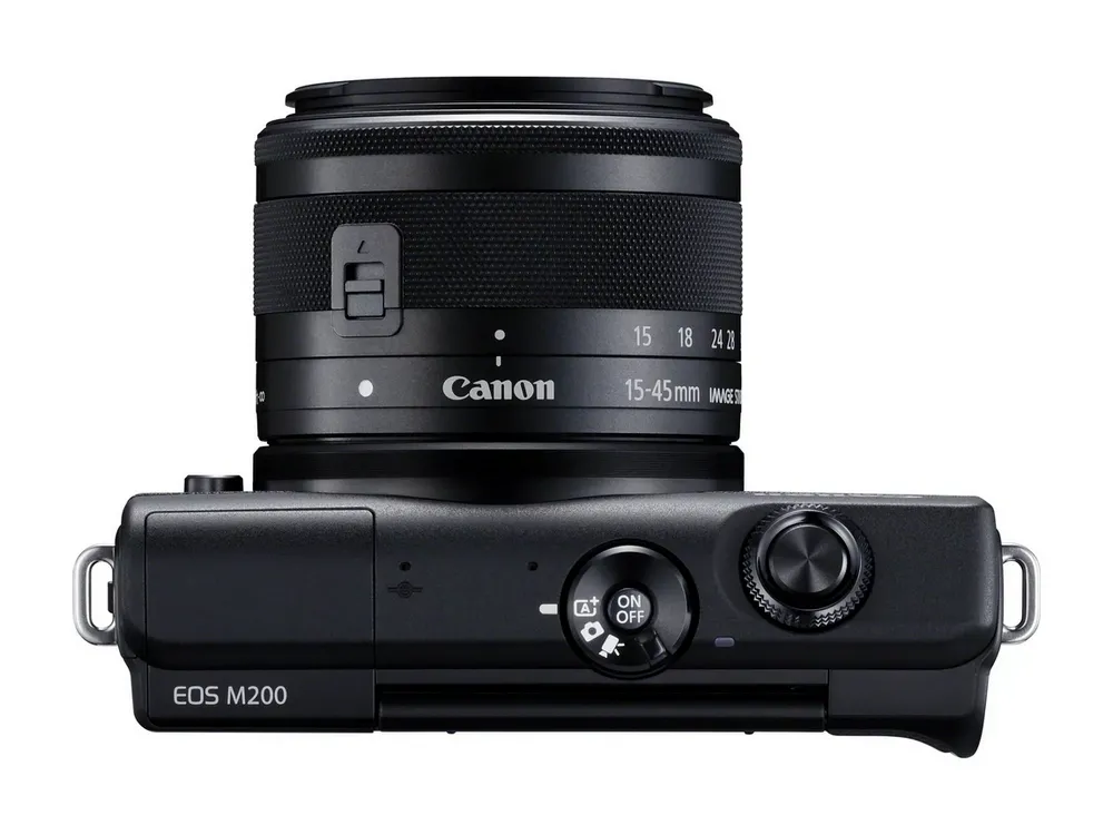 Aparat Foto Mirrorless Canon EOS M200 Streaming Kit, Negru