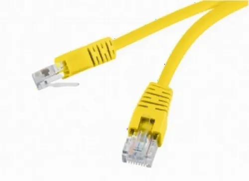 Patch cord Cablexpert PP12-1M/Y, CAT5e UTP, 1m, Galben