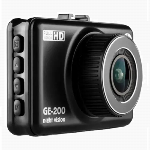 Автомобильный видеорегистратор Globex GE-200nv, Full-HD 1080P, Чёрный