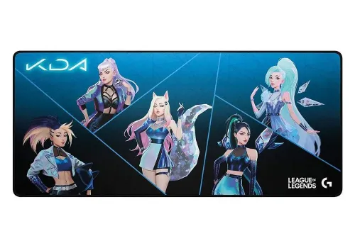 Mouse Pad pentru jocuri Logitech G840 KDA, Extra Large, Multicolor