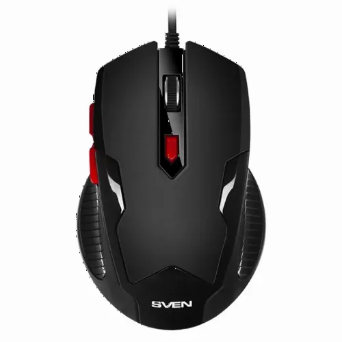 Set Tastatură + Mouse + Mouse Pad SVEN GS-9200, Cu fir, Negru/Rosu