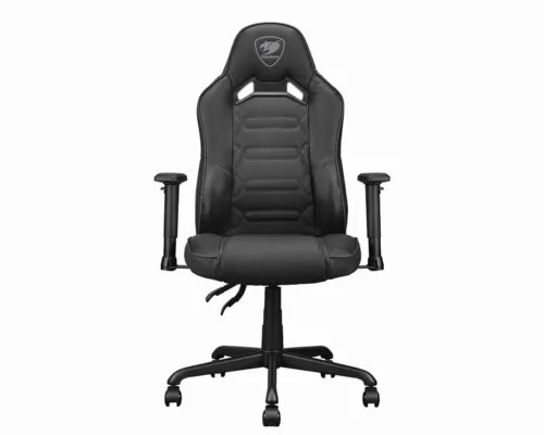 Игровое кресло Cougar Fusion S, ПВХ Кожа, Чёрный