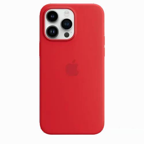 Original iPhone 14 Pro Max Silicone Case with MagSafe - (PRODUCT)RED, Model A2913