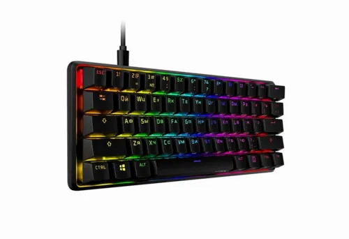 Клавиатура HyperX Alloy Origins 60, Проводное, Чёрный