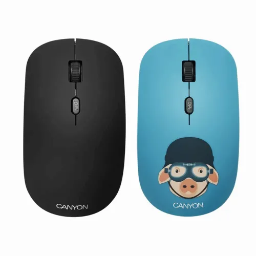 Mouse Wireless Canyon CND-CMSW401MP, Multicolor