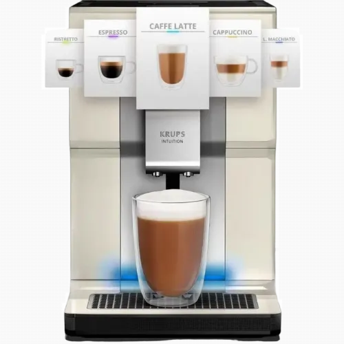 Espressor automat Krups EA872A10, Bej