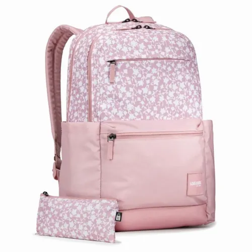 Backpack CaseLogic Uplink, 26L, 3204579, White Floral/Zephyr Pink for Laptop 15,6