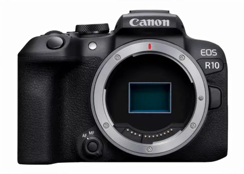 Aparat Foto Mirrorless Canon EOS R10 + RF-S 18-45 IS STM & Adapter, Negru