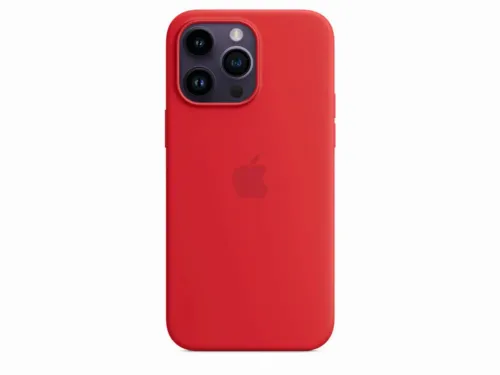 Original iPhone 14 Pro Max Silicone Case with MagSafe - (PRODUCT)RED, Model A2913