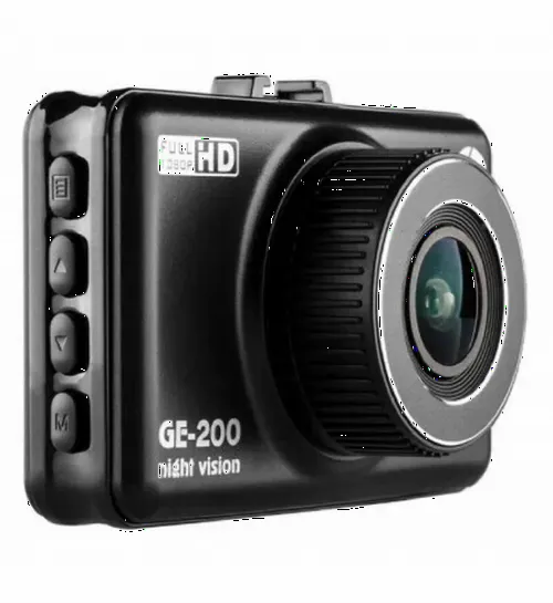 Автомобильный видеорегистратор Globex GE-200nv, Full-HD 1080P, Чёрный