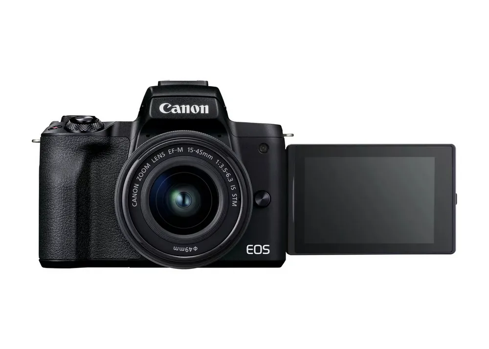 Aparat Foto Mirrorless Canon EOS M50 Mark II Vlogger Kit, Negru