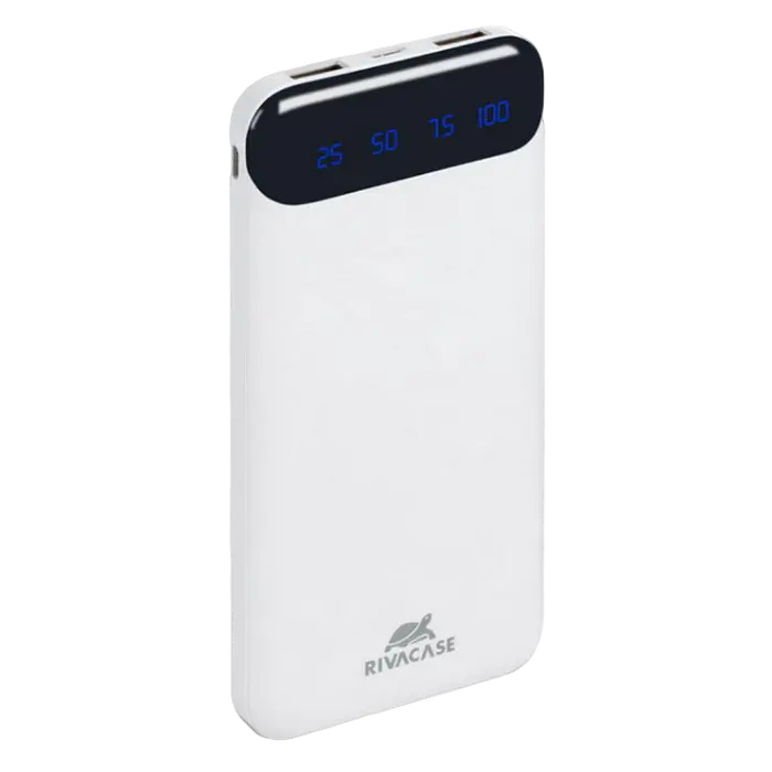 Power Bank Rivacase 10000 mAh, VA2240, White