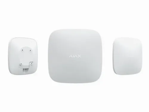 Panou inteligent de control al alarmei Ajax Hub 2 Plus, Alb