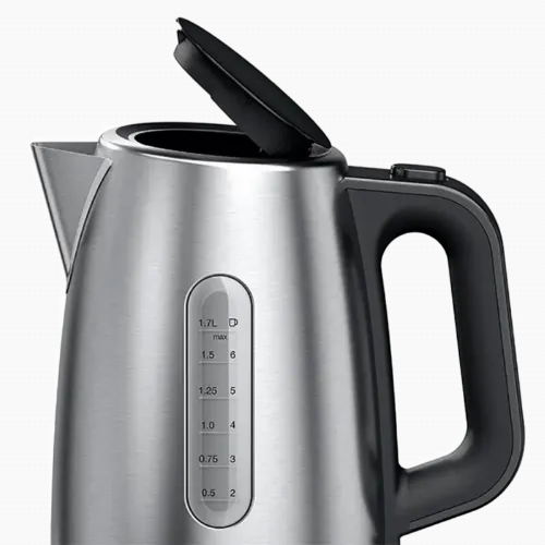 Fierbător electric Braun WK1500 BK, Negru | Inox