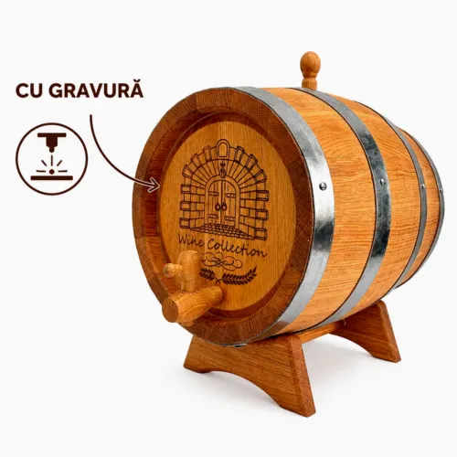 Butoi din stejar 5L+gravare