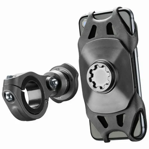 Suport de telefon pentru bicicleta Cellularline Bike Holder Pro, Negru