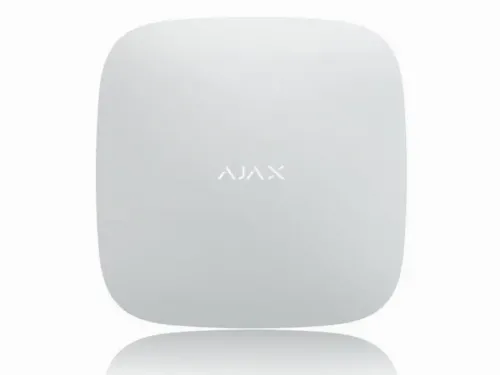 Panou inteligent de control al alarmei Ajax Hub 2 Plus, Alb