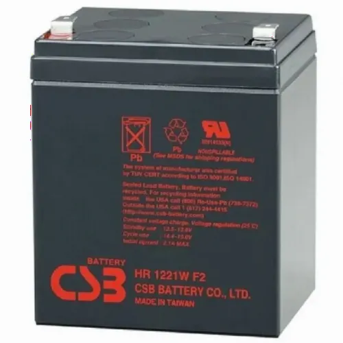 Аккумулятор для резервного питания CSB HR-1221, 12В 5