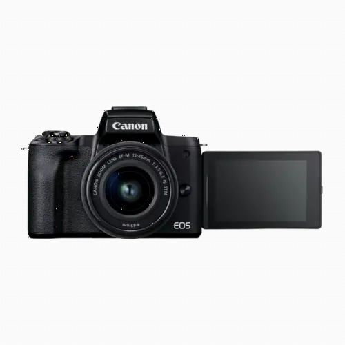 Aparat Foto Mirrorless Canon EOS M50 Mark II Vlogger Kit, Negru