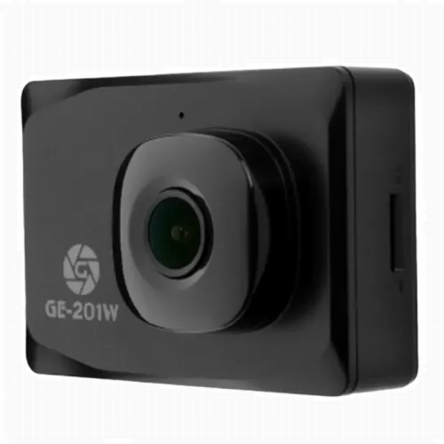 Cameră auto DVR Globex GE-201w, 2304 x 1296, Negru
