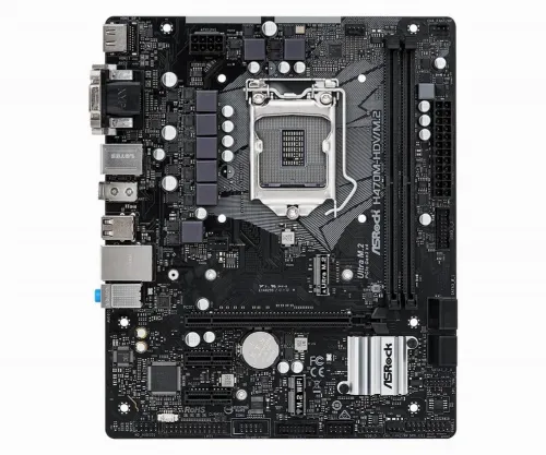 Placă de bază ASRock H470M-HDV/M.2, LGA1200, Intel H470, Micro-ATX