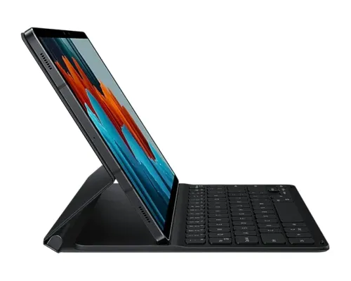 Husă pentru tabletă Samsung Galaxy Tab S7 Book Cover Keyboard, 11", Poliuretan, Negru