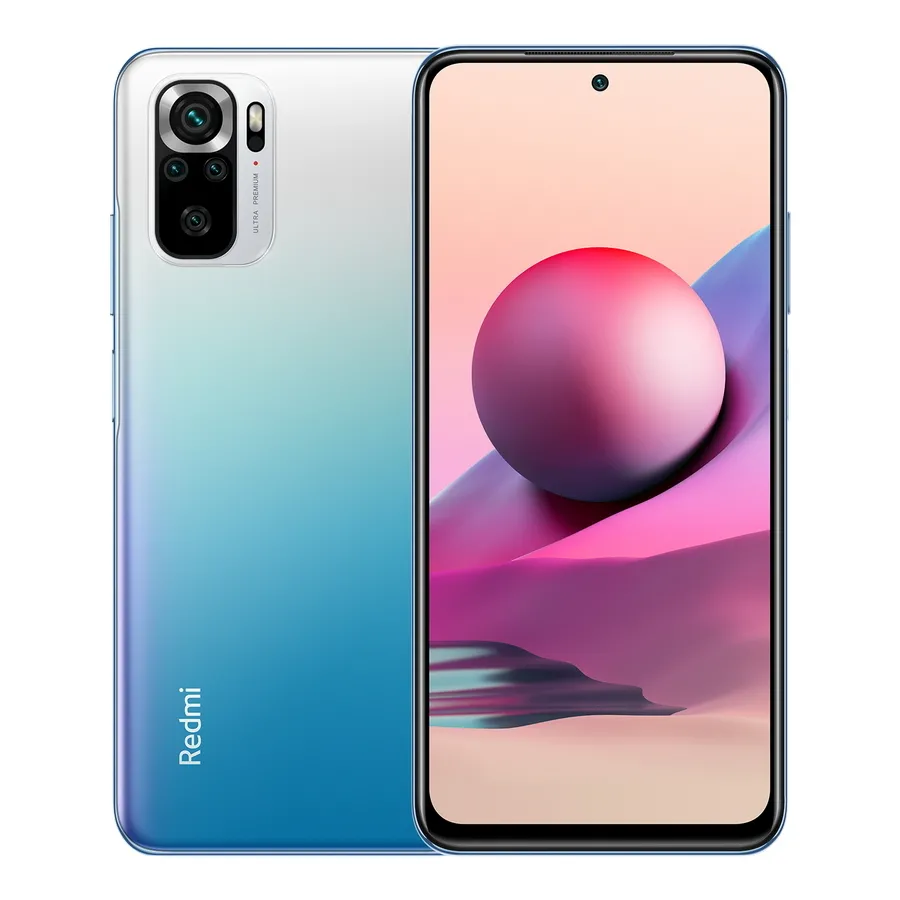 Смартфон Xiaomi Redmi Note 10S, 64Гб/6Гб, Синий