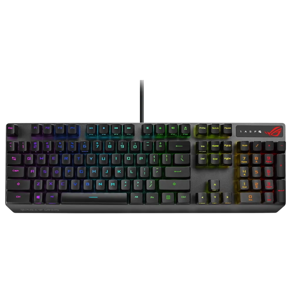 Tastatură ASUS Strix Scope RX, Cu fir, Negru