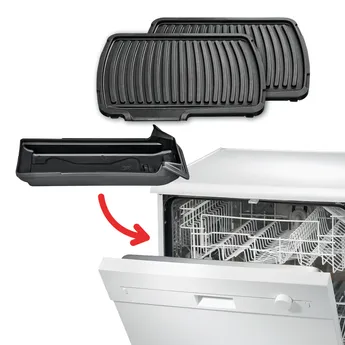 Grătar electric Tefal Ultracompact, 2000W, Argintiu