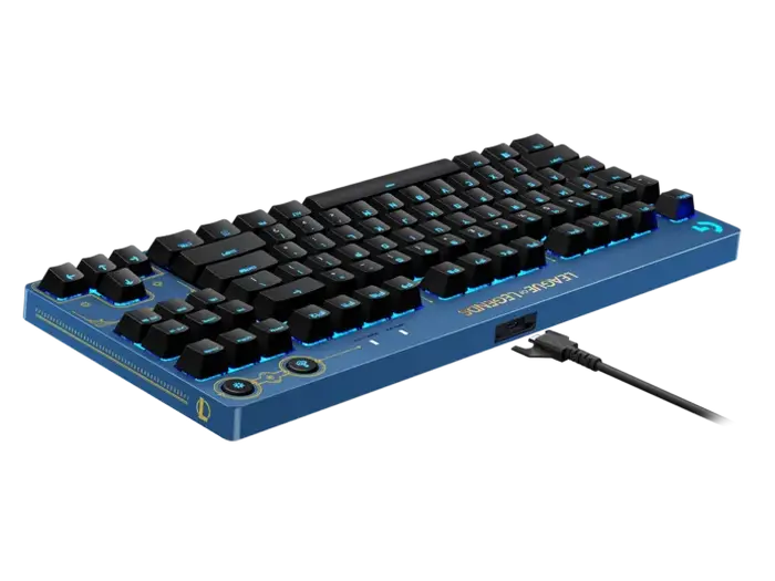 Клавиатура Logitech G Pro LOL, Проводное, Синий