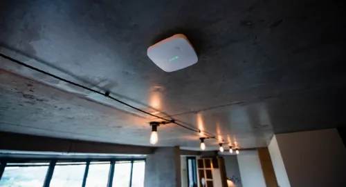Detector de fum Ajax FireProtect, Alb