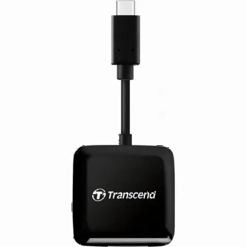 Кардридер Transcend TS-RDC3, USB Type-C, Чёрный