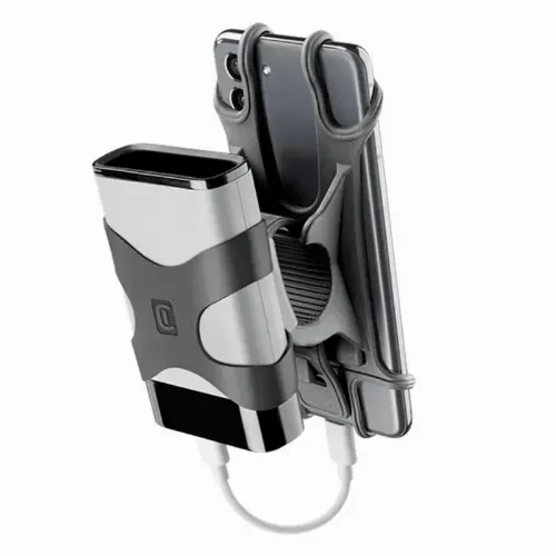 Suport de telefon pentru bicicleta Cellularline Bike Holder, Rider, Negru