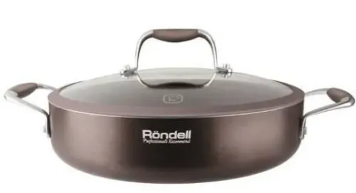 Cratița Rondell RDA-282, 26cm, Maro