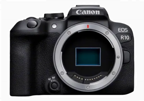 Беззеркальный фотоаппарат Canon EOS R10 Body & Adapter, Чёрный
