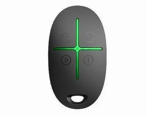 Buton de urgență Ajax SpaceControl, Negru