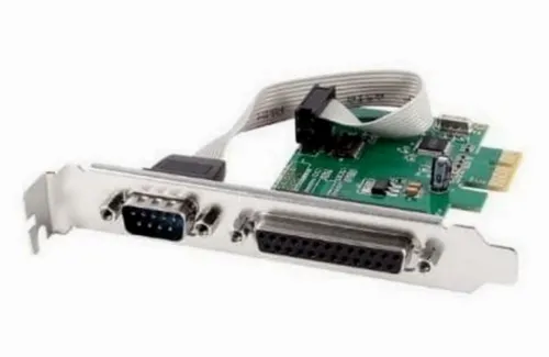 Карта расширения PCI-Express Gembird PEX-COMLPT-01, Разноцветная