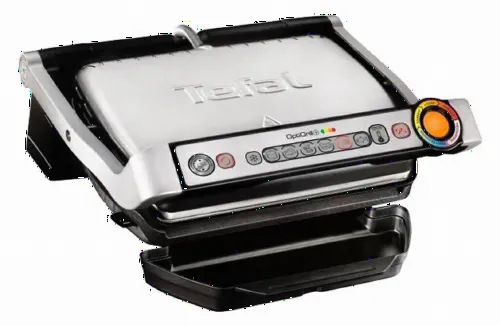 Электрический Гриль Tefal OptiGrill, 2000Вт, Нержавеющая сталь