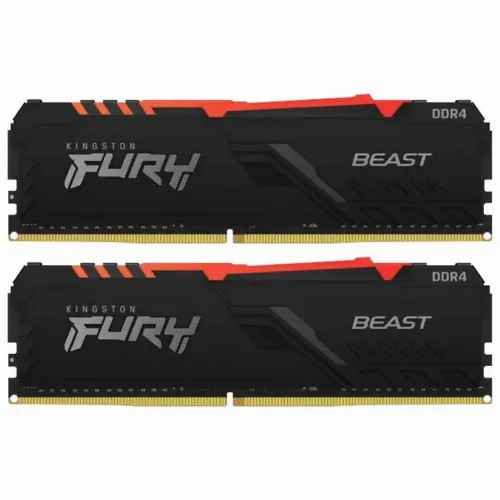 Memorie RAM Kingston FURY Beast RGB, DDR4 SDRAM, 3733 MHz, 32GB, KF437C19BB1AK2/32