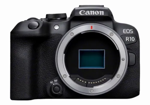 Беззеркальный фотоаппарат Canon EOS R10 Body & Adapter, Чёрный