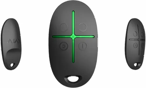 Buton de urgență Ajax SpaceControl, Negru