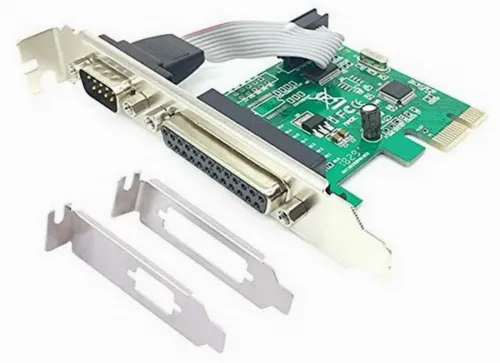 Карта расширения PCI-Express Gembird PEX-COMLPT-01, Разноцветная