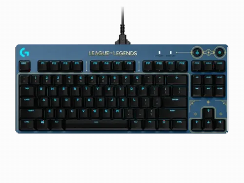 Tastatură Logitech G Pro LOL, Cu fir, Albastru