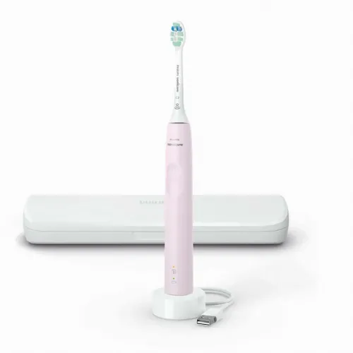 Periuța de dinți electrică sonică PHILIPS HX3673/11, Roz