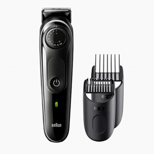 Trimmer pentru bărbați Braun BT5342, Negru | Gri