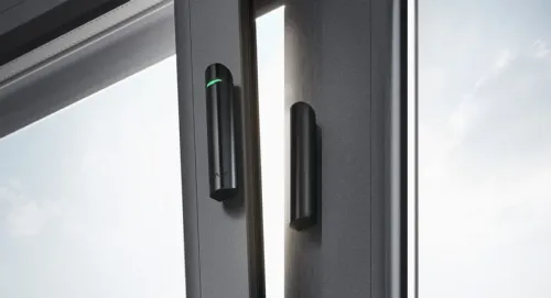 Detector de deschidere Ajax DoorProtect Plus, Negru