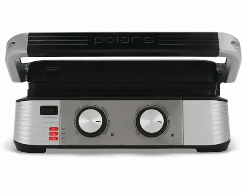 Электрический Гриль Polaris PGP2202, 2200Вт, Серебристый