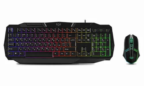 Set Tastatură + Mouse SVEN GS-9100, Cu fir, Negru