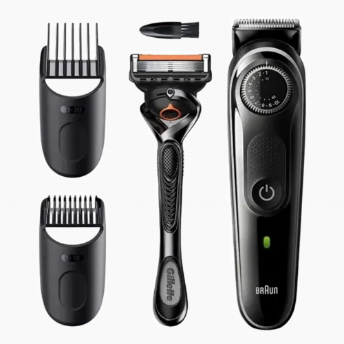 Trimmer pentru bărbați Braun BT5342, Negru | Gri